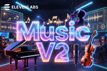 ElevenLabs发布Music V2：AI音乐迈入可编辑创作阶段